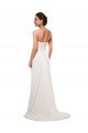 Affordable Sweetheart Neckline Chiffon Wedding Dress with Criss-Cross Ruched Bodice UK