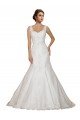 Affordable Sweethart V-Neckline Lace Wedding Dress with Shoulder Straps UK
