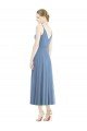 Affordable Short Tea Length Chiffon Bridesmaid Dress UK