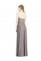 Affordable Sweetheart Neckline Long Full Length Chiffon Bridesmaid Dress UK