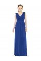 Affordable Low Square Back Sleeveless Shirred Skirt Bridesmaid Dress UK