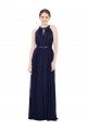 Affordable Vintage Full-Length Sleeveless Chiffon Bridesmaid Dress  UK