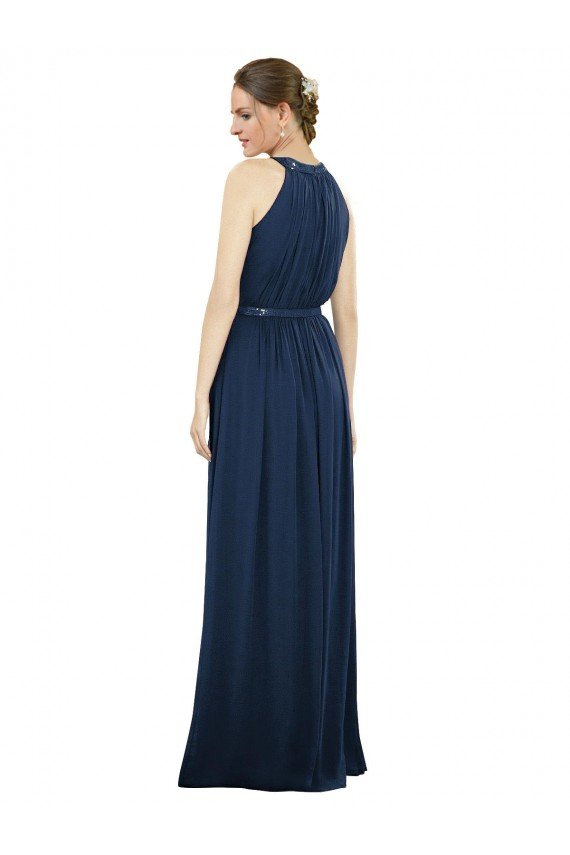 Affordable Vintage Full-Length Sleeveless Chiffon Bridesmaid Dress  UK