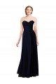 Affordable Strapless Chiffon Bridesmaids Dress with a Beaded Lace Sweetheart Bodice UK