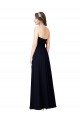 Affordable Strapless Chiffon Bridesmaids Dress with a Beaded Lace Sweetheart Bodice UK