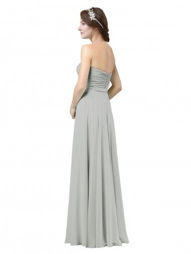 Affordable Delicately Draped Chiffon Bridesmaid Dress UK