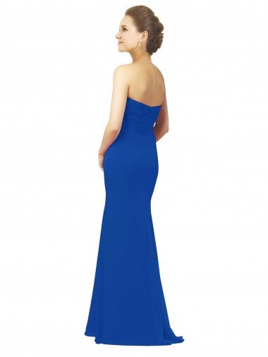 Affordable Elegant Chiffon Bridesmaid Dress with Matching Tie UK