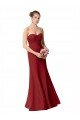 Affordable Full Length Sweetheart Chiffon Bridesmaid Dress with Ruched Bodice UK