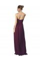 Affordable Floor Length Chiffon Bridesmaid Dress with Sweetheart Neckline UK
