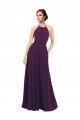 Affordable Elegant Chiffon Bridesmaids Dress with Softly Draped Bodice UK