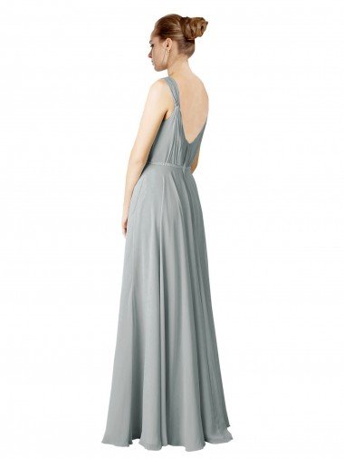 Affordable Figure Flattering Chiffon Bridesmaid Dress with Beaded Detail UK