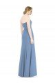 Affordable Draped Strapless Sweetheart Trumpet Chiffon Bridesmaid Dress UK