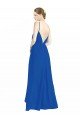 Affordable Sleeveless Surplice Chiffon Bridesmaid Dress with Spaghetti Straps UK