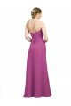 Affordable Sweetheart Neckline Pleated Chiffon Bridesmaid Dress with Low Back UK