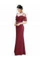 Affordable Draped Cold Shoulder Long Chiffon Bridesmaid Dress with Spaghetti Straps UK