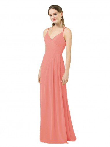 Affordable Flirty Chiffon Bridesmaid Dress with Modern Back Detail UK