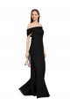 Affordable Fit and Flare Long Chiffon Bridesmaid Dress / Prom Dress with Sash and Open Back UK
