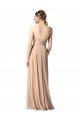 Affordable Luxe Chiffon Bridesmaid Dress with Sweetheart Neckline and Shirred Bodice UK