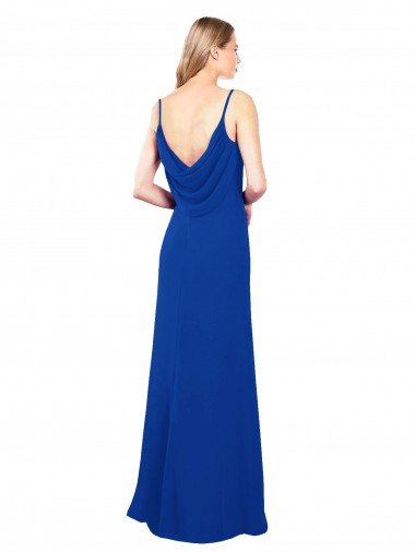 Affordable Softly Flared Chiffon Bridesmaid Dress with Sweetheart Neckline UK
