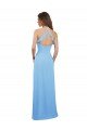 Affordable Slim Chiffon Bridesmaid Dress with Ruffled Sweetheart Neckline UK