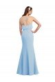 Affordable Fluted Long Chiffon Bridesmaid Dress with Cascading Ruffles UK