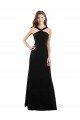 Affordable Chiffon A-Line Bridesmaid Dress with Criss Cross Halter Top UK