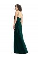 Affordable V-Neck Blouson Bodice Chiffon Maxi Bridesmaid Dress UK