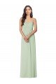 Affordable Strapless Sweetheart All-Over Shirring Chiffon Bridesmaid Dress UK