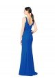 Affordable Low Back Sleeveless Chiffon Bridesmaid Dress with Side Slit UK