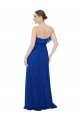 Affordable Ruffled Chiffon Strapless Bridesmaid Dress UK