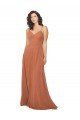 Affordable Chiffon Bridesmaid Dress with Tie Back Keyhole UK