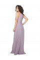 Affordable Halter Neck Bridesmaid Dress with Bow UK