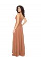 Affordable Knotted Bodice Chiffon Bridesmaid Dress UK