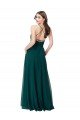 Affordable Chiffon Bridesmaid Dress with Draped Surplice Bodice UK