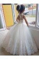 Affordable Ivory Ball Gown Floor Length Flower Girl Dress UK