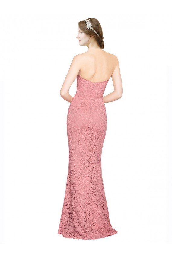 Affordable Fitted Sweetheart Mermaid Lace Bridesmaid Dress / Prom Dress UK