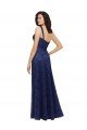 Affordable Chantilly Lace V-Neck Bridesmaid Dress UK