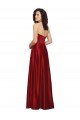 Affordable Strapless Satin Bridesmaids Dress with Beaded Pocket and Soft Pleating UK