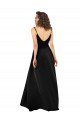 Affordable High Low V-Neckline Formal Silky Satin Tulip Bridesmaid Dress / Prom Dress with Wrap Skirt UK