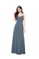 Affordable Classic Spandex Bridesmaid Dress / Prom Dress with Scoop Neckline UK