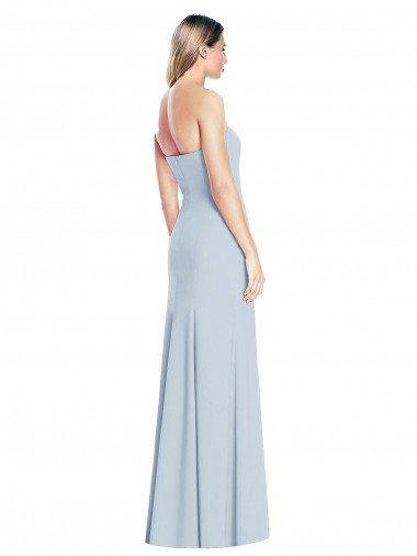 Affordable Sweetheart Strapless Flared Skirt Maxi Bridesmaid Dress / Prom Dress UK