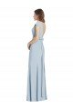 Affordable Bateau Neck Cap Sleeves Open Back Trumpet Bridesmaid Dress / Prom Dress UK