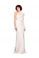 Affordable Strapless Crepe Fitted Bridesmaid Dress / Prom Dress with Twist Bow UK