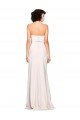 Affordable Strapless Crepe Fitted Bridesmaid Dress / Prom Dress with Twist Bow UK