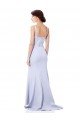 Affordable Sweetheart High Neck Sleeveless Formal Crepe Bridesmaid Dress / Prom Dress UK