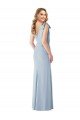 Affordable V-Back Bow Shoulder Trumpet Bridesmaid Dress / Prom Dress UK