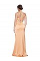 Affordable One Shoulder Ruched Formal Stretch Satin Bridesmaid Dress / Prom Dress with Thigh High Split UK