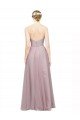 Affordable Sweetheart Neckline Long Tulle Bridesmaid Dress with Lace Bodice UK