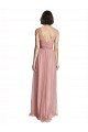 Affordable V-Neck Illusion Tulle Bridesmaids Dress UK