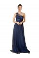 Affordable Sequined Floral Lace Sweetheart Tulle Bridesmaid Dress UK